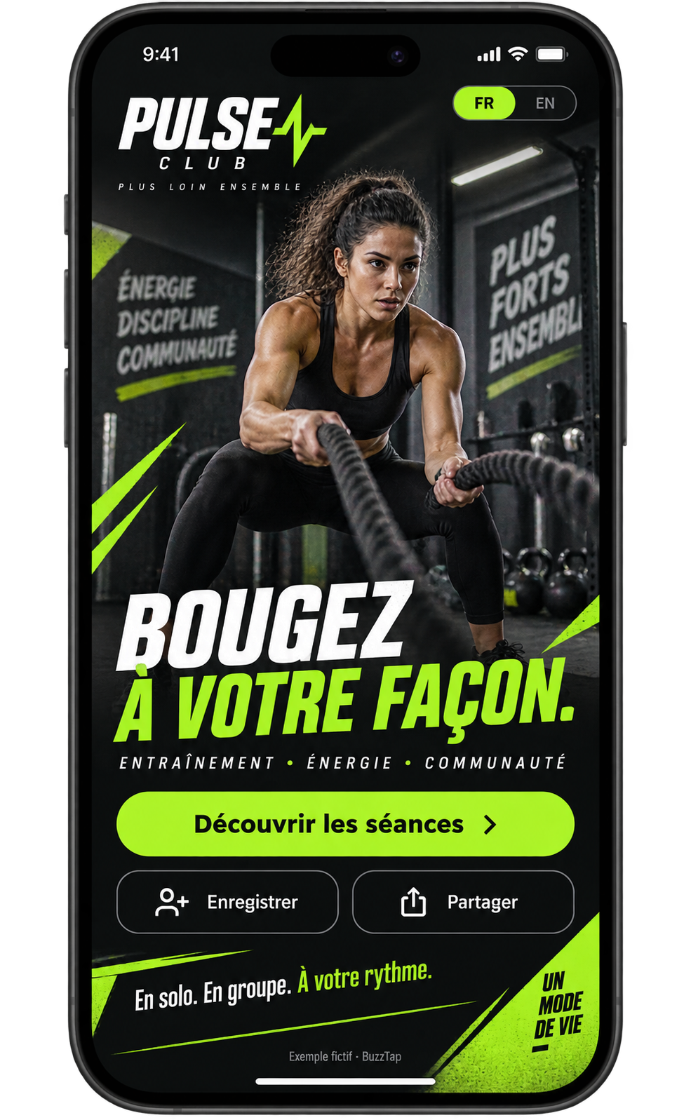 Entraînement — Présenter un programme. Amorcer la discussion.